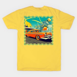 Classic 50's car futuristic T-Shirt